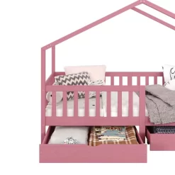 Lit Cabane ELEA 90x190 Cm -Meubles Pour Enfants 6a40cefbe4144c7694d73bc4e25aba5b