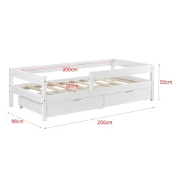 Lit Enfant Borgarnes 90 X 200 Cm -Meubles Pour Enfants 7061d202ad9b49a5af935fd59be7cd62
