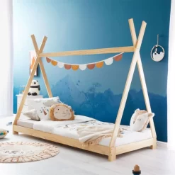 Lit Tipi ELIN 90x200 Cm -Meubles Pour Enfants 70b6680203224ea7bc81dfafa149c435