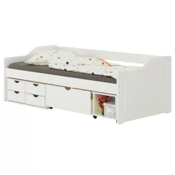 Lit Fonctionnel SENTA 90x200 Cm -Meubles Pour Enfants 753f4c20fad948f1b6ec858dbad80664