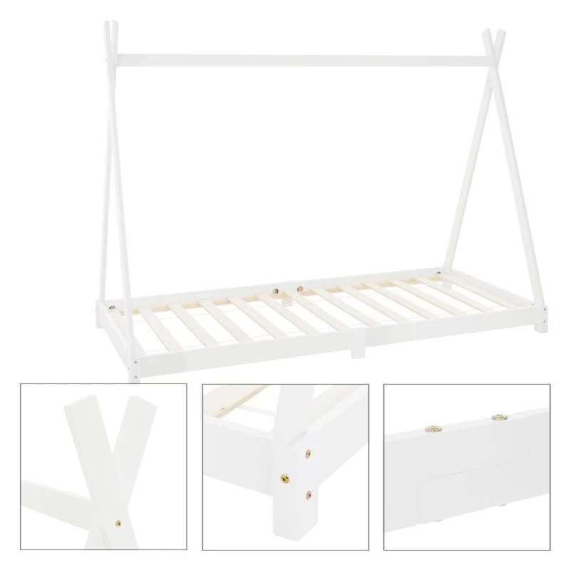 Tipi De Lit 90x200 Cm Rose 11 Tipi De Lit 90x200 Cm Rose – Image 11