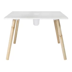 Table Enfant En Bois Avec Pot à Crayons