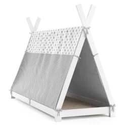 Lit Cabane Tipi 200x90cm Nature & Toile -Meubles Pour Enfants 7822a3360cf24789875859c2c389cdf2