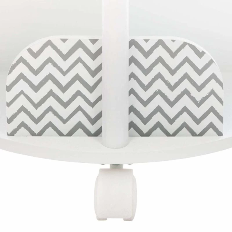 ATMOSPHERA Bibliothèque Enfant Ronde En MDF Gris L 6 ATMOSPHERA Bibliothèque Enfant Ronde En MDF Gris L – Image 6