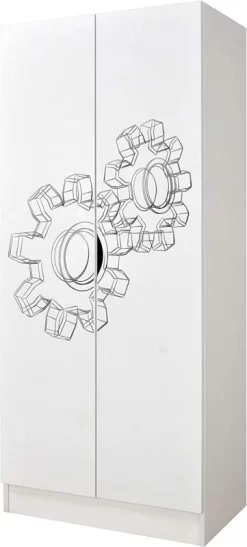 Armoire Blanche ROMA - Rouages