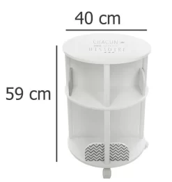 ATMOSPHERA Bibliothèque Enfant Ronde En MDF Gris L 17 ATMOSPHERA Bibliothèque Enfant Ronde En MDF Gris L -Meubles Pour Enfants 7e9909ea7ba2447ba81b90717831818d