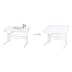 Pinolino Bureau Pour Enfants Lena , Lasuré Blanc -Meubles Pour Enfants 820ee9375119419e86c3be64e9959bcb