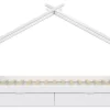 Lit Cabane Design Blanc Avec Tiroir