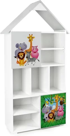 GRAND CHALET Blanc Et Grise Jungle