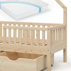 Lit Cabane Noemi 160cm, Matelas & Tiroir -Meubles Pour Enfants 9157ddfb8ec94819b83f1fd36f6a6650 1