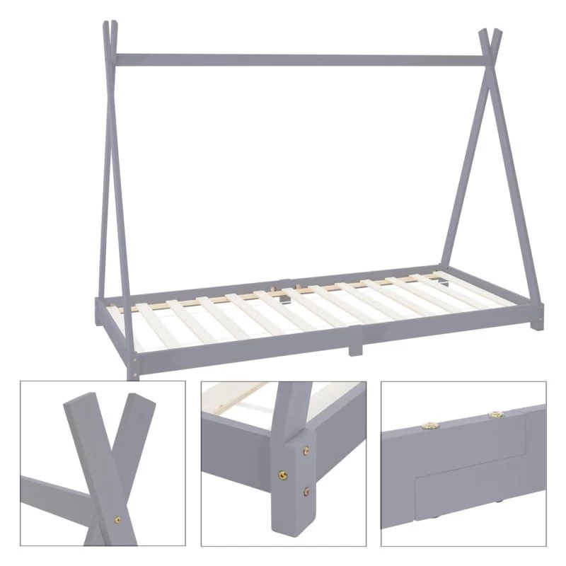 Tipi De Lit 90x200 Cm Rose 17 Tipi De Lit 90x200 Cm Rose – Image 17