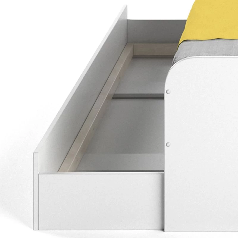 Lit Enzo 200x90cm Blanc 5 Lit Enzo 200x90cm Blanc – Image 5