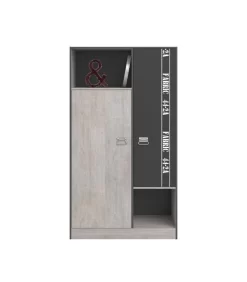 Armoire 2 Portes Avec Penderie Fabric -Meubles Pour Enfants a3bcd490967b416ea378caf4e1c9be09