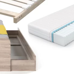 Lit Enzo Avec Sommier à Lattes&Matelas -Meubles Pour Enfants a59f60cb32814a6f861e9bea792e794b