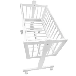 Berceau Pour Bébé Blanc/gris -Meubles Pour Enfants a7cd758ba6fe4135baa19618612af119