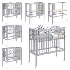 Lit Pour Bébé Sophie Gris -Meubles Pour Enfants a91dc6cfe1f545db96695a8752977f8a