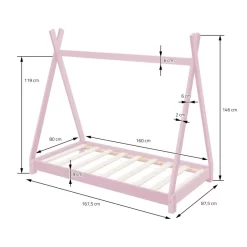 Tipi De Lit 80x160 Cm Rose 23 Tipi De Lit 80x160 Cm Rose -Meubles Pour Enfants ac0bafb5c0764d52b6e699a3a6ab3252