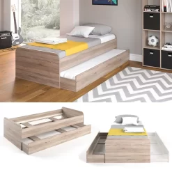 Lit Pour Enfant Enzo 200x90cm Nature -Meubles Pour Enfants adf5d458766e43ecbec2724414dd8eee