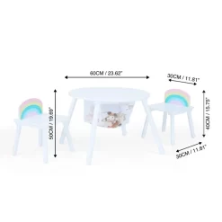 Table Et Chaises De Jeu En Résille -Meubles Pour Enfants b040162a4630473188f97326cac514fe