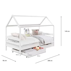Lit Cabane CLIA 90x200 Cm 33 Lit Cabane CLIA 90x200 Cm -Meubles Pour Enfants b2a2f90d27d14d9397df33da53b23ea0