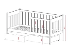 Lit Simple Alicja -Meubles Pour Enfants b476cc33e16247a98b177202ac512240