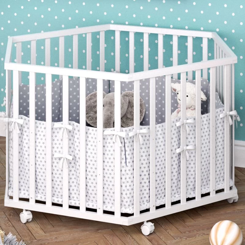 Parc Bébé Estrella Blanc Hexagonal 3 Parc Bébé Estrella Blanc Hexagonal – Image 3