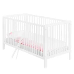 Pinolino Lit De Bébé évolutif Lenny -Meubles Pour Enfants babybett lenny 70x140cm weiss 2707370
