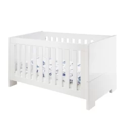 Pinolino Lit De Bébé évolutif Sky -Meubles Pour Enfants babybett sky lack weiss 251054