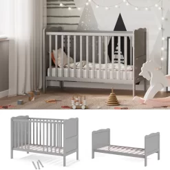 Lit Bébé Tobi Blanc -Meubles Pour Enfants bc1d7e20ccd44d68bf922126f07ac634