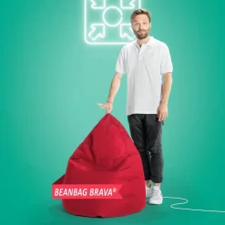 Pouf Brava 14 Pouf Brava -Meubles Pour Enfants beanbag brava l flachgewebe rot 5055792