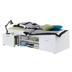 Lit Avec Rangements 90x200 -Meubles Pour Enfants bett carlo weiss 463374