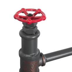 Lit Water Pipe -Meubles Pour Enfants bett water pipe stahl schwarz kupfer 120 x 200cm 4891784