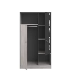 Armoire 2 Portes Avec Penderie Fabric -Meubles Pour Enfants bf71189af26f49a8b4959100760b32ed