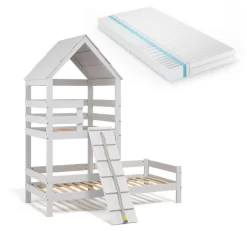 Lit Avec Aire De Jeux Teddy, Matelas