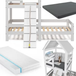 Lit Aire De Jeux Teddy Blanc, 2 Matelas 11 Lit Aire De Jeux Teddy Blanc, 2 Matelas -Meubles Pour Enfants c0bd0fcb9ef848be8ffd79d1109759ee