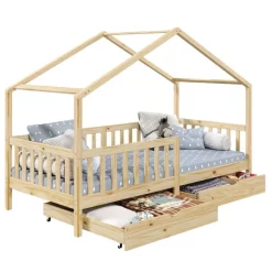 Lit Cabane ELEA 90x190 Cm -Meubles Pour Enfants c49c8405258c4010b1652ba140c35b0c