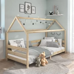 Lit Cabane FINA 90x190 Cm -Meubles Pour Enfants c6c829e3072e493c8050c59f417585d2 1