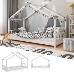 Lit Cabane Design Blanc -Meubles Pour Enfants c7fca14a6166476da43aa1f5f5a65636