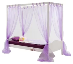 Lit à Baldaquin NADINE 90x200 Cm