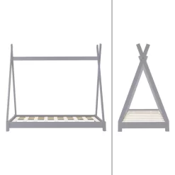 Lit D'enfant Tipi 70x140 Cm Blanc -Meubles Pour Enfants cbea2c16d5db478992c99bf28495d29c 1