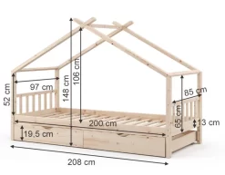 Lit Gigogne Cabane Design 200cm Nature -Meubles Pour Enfants cf93a1d1082a44c28d6b0ad3c84b2727.cropped 61 132 935 732.processed