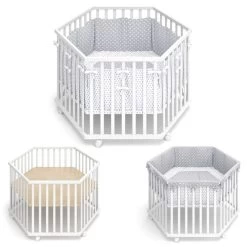 Parc Bébé Estrella Blanc Hexagonal 9 Parc Bébé Estrella Blanc Hexagonal -Meubles Pour Enfants d273d030ad68470dbc6ad182456317eb