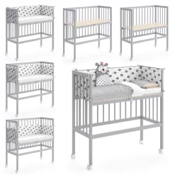 Lit Bébé Sophie Gris -Meubles Pour Enfants da2009f38b5843d7833dff8a6d9b443b