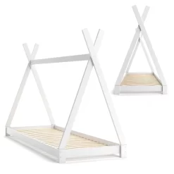 Lit Cabane Tipi 200x90cm Blanc -Meubles Pour Enfants e0e8296f6e974b9b91dfb11a8e4c7d41