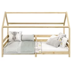 Lit Cabane FINA 90x190 Cm -Meubles Pour Enfants e102c947aac0402d92f16252ed521f33