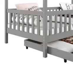 Lit Cabane ELEA 90x190 Cm -Meubles Pour Enfants e1cba3997de3485ca8bdac74e77febd2 1