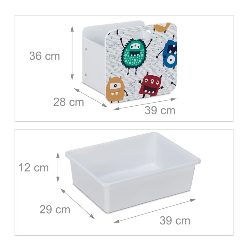 Meuble à Jouets Thème "petits Monstres" 11 Meuble à Jouets Thème "petits Monstres" – Image 11