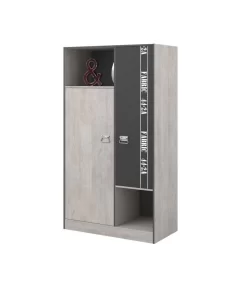 Armoire 2 Portes Avec Penderie Fabric