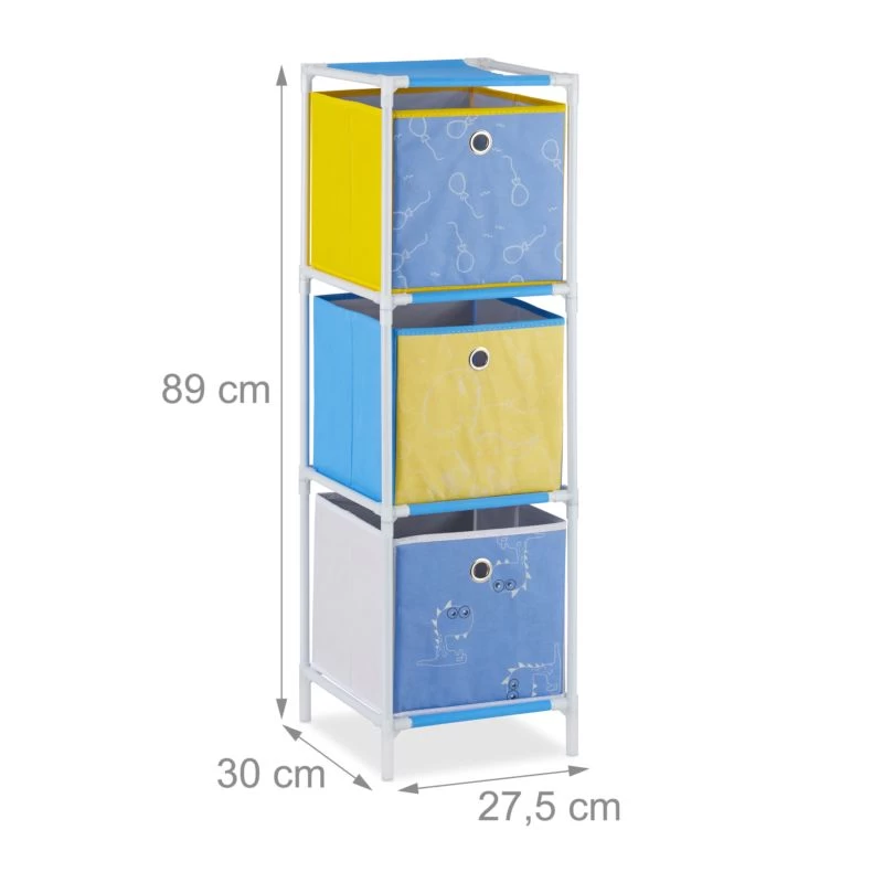 Etagère Enfant Dino Avec Boîtes 4 Etagère Enfant Dino Avec Boîtes – Image 4