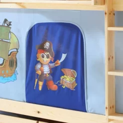 Lit Superposé Marcel I -Meubles Pour Enfants etagenbett marcel i kiefer massiv blau 297079